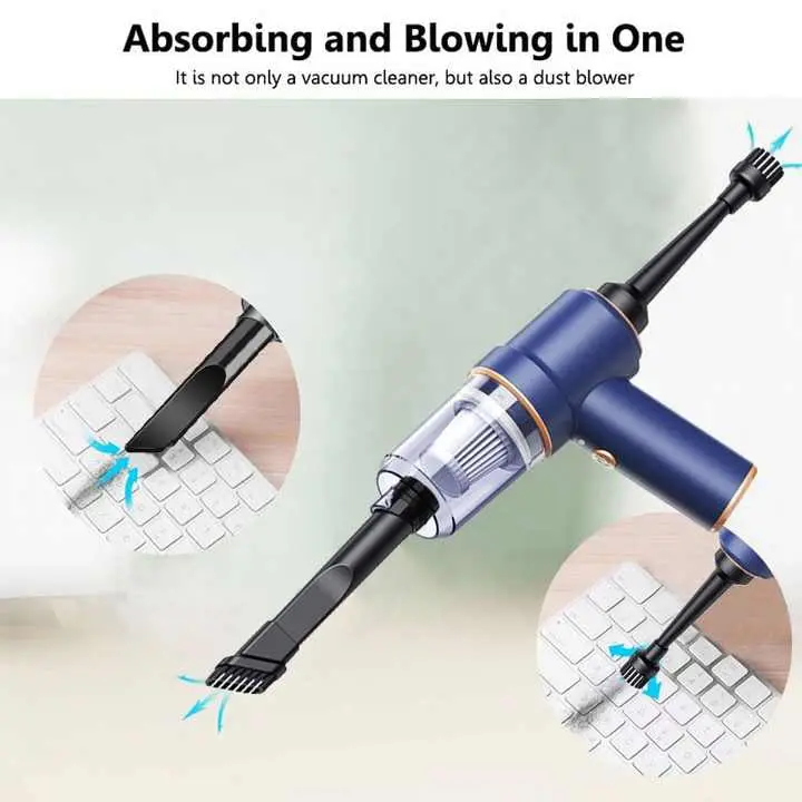 HomePro V12 portable vacuum work process and airflow