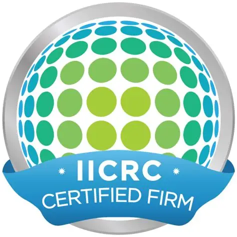 IICRC-Certified cleaning specialist recommended badge